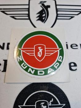 Original Zündapp Aufkleber wie Tankemblem in Rot Grün weiß